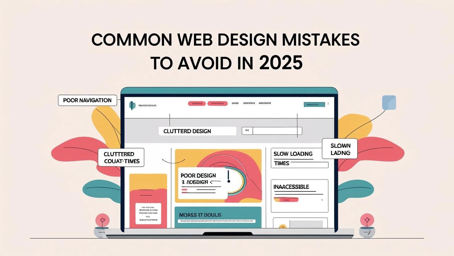 Common Web Design Mistakes to Avoid in 2025