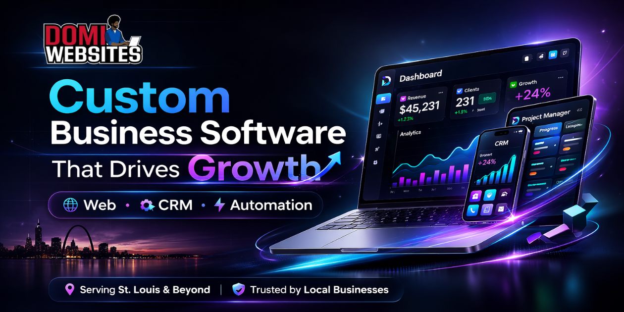 Software Websotes Web Design & Custom Software in St. Louis | Domi Websites
