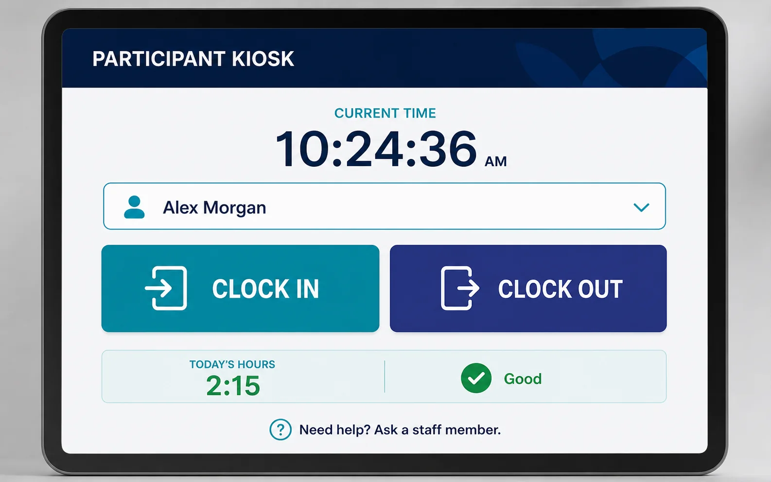 How We Replaced Paper Timesheets and Excel With an Automated Kiosk System
